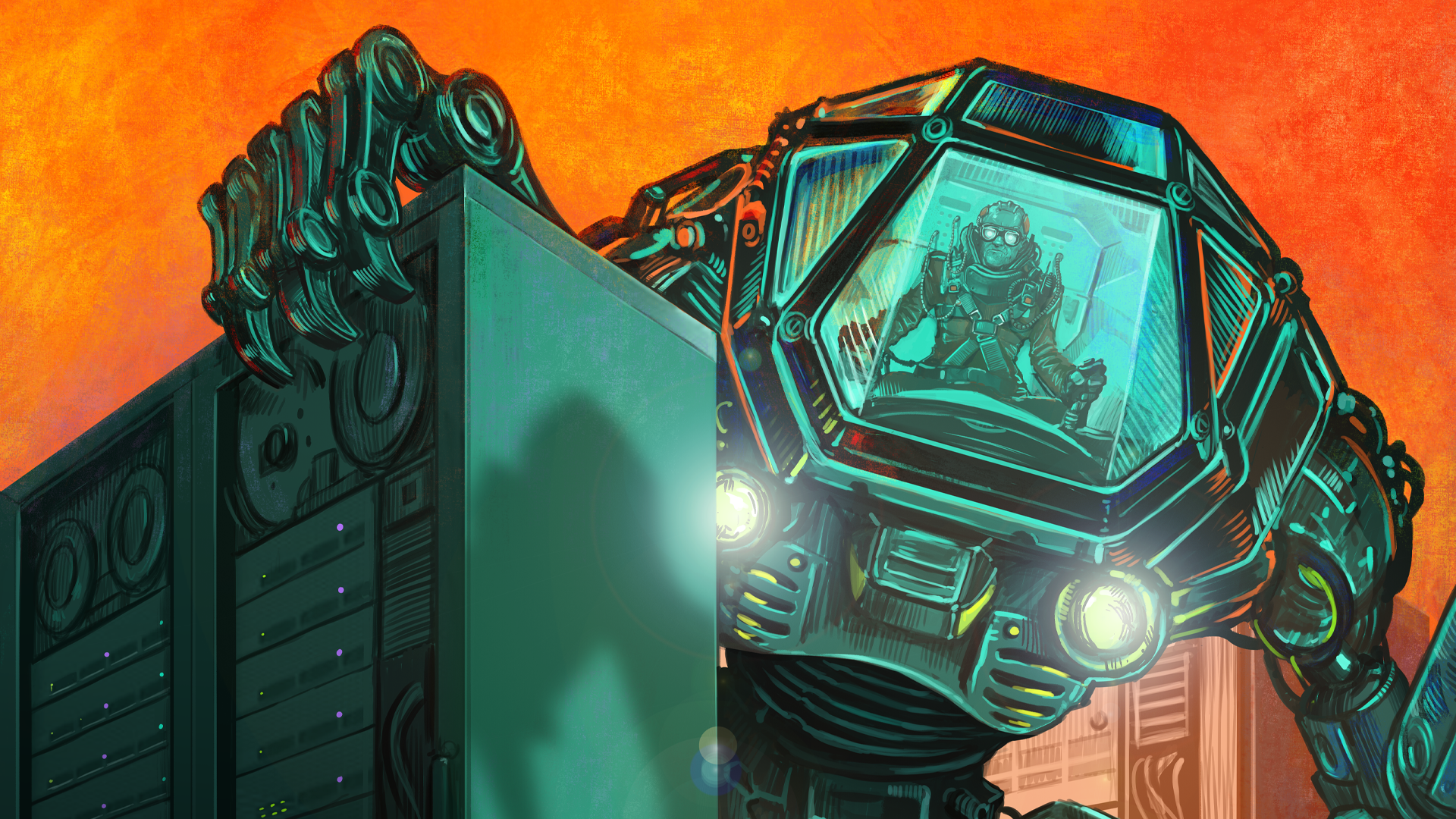 Too Many Bones studio’s next board game is coop robot heist Burncycle